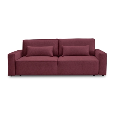 3-Sitzer Sofa mit Schlaffunktion 3DL Moyo boucle kastanienbraun