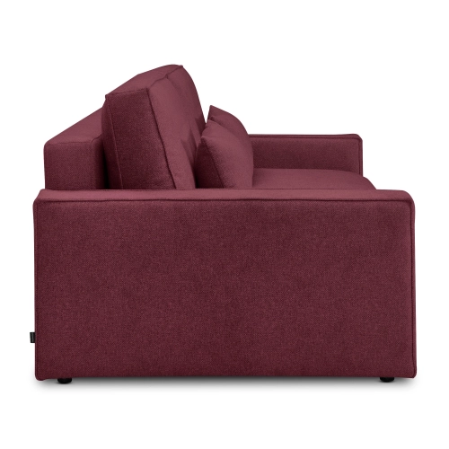 Sofa 3 osobowa z funkcją spania 3DL Moyo boucle bordowy I MONONI.PL