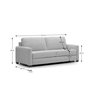 Space sofa 3,5 osobowa z funkcją spania I MONONI.PL