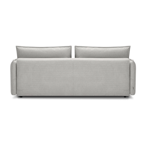 Wygodna sofa Lorena 3 osobowa z funkcją , szenil jasnoszary MONONI.PL