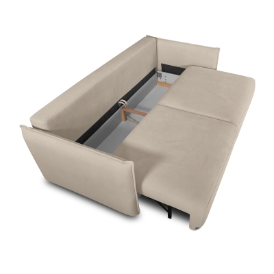 Sofa rozkładana 227x110 cm welurowa Lorena I MONONI.PL