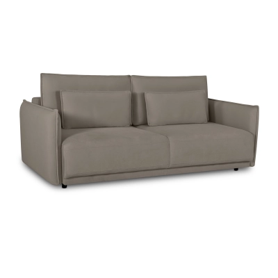 Sofa 3 osobowa z fukcją spania 3DL Lorena, taupe welur